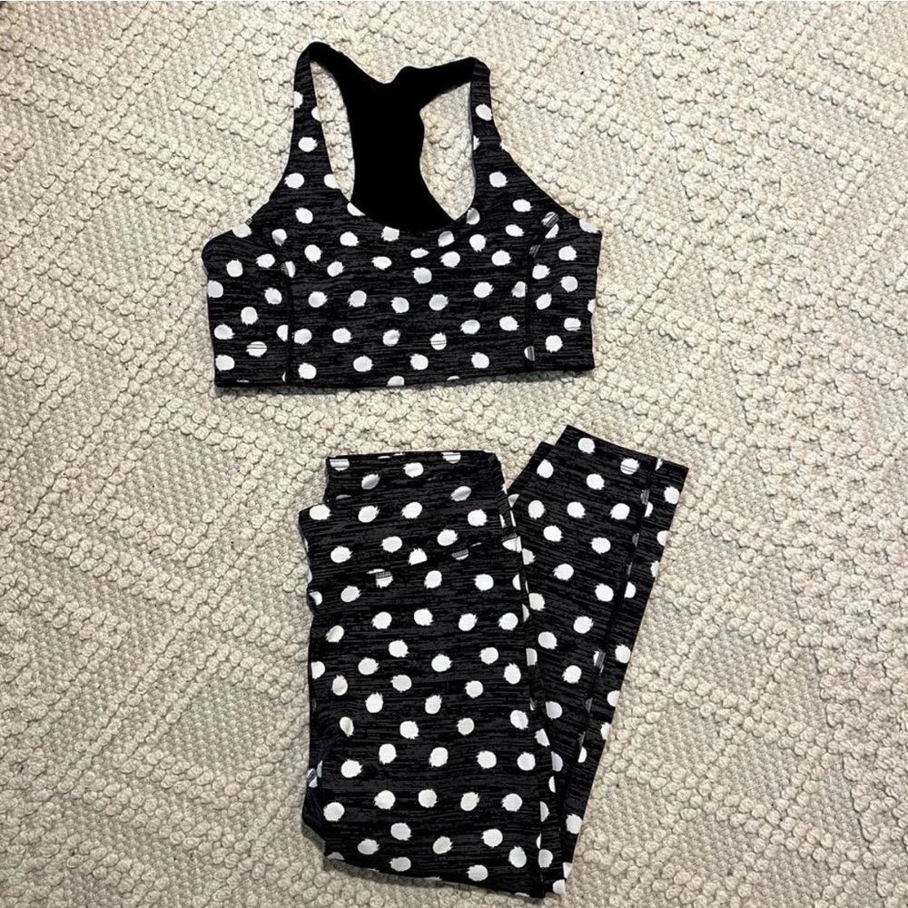Outdoor Voices Polka Dot Set